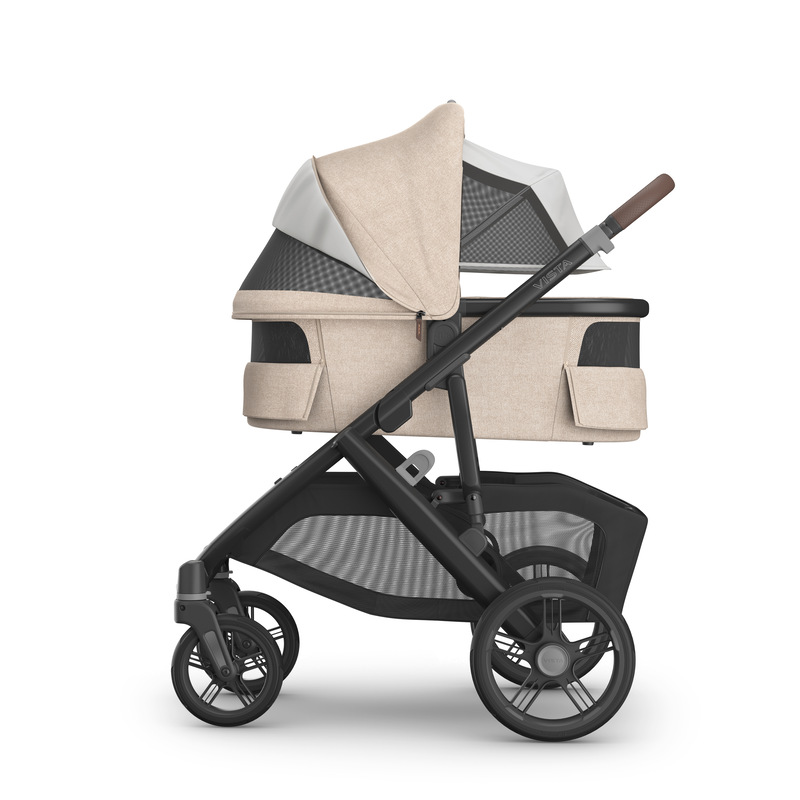 Poussette Vista V3 avec nacelle Uppababy profil nacelle