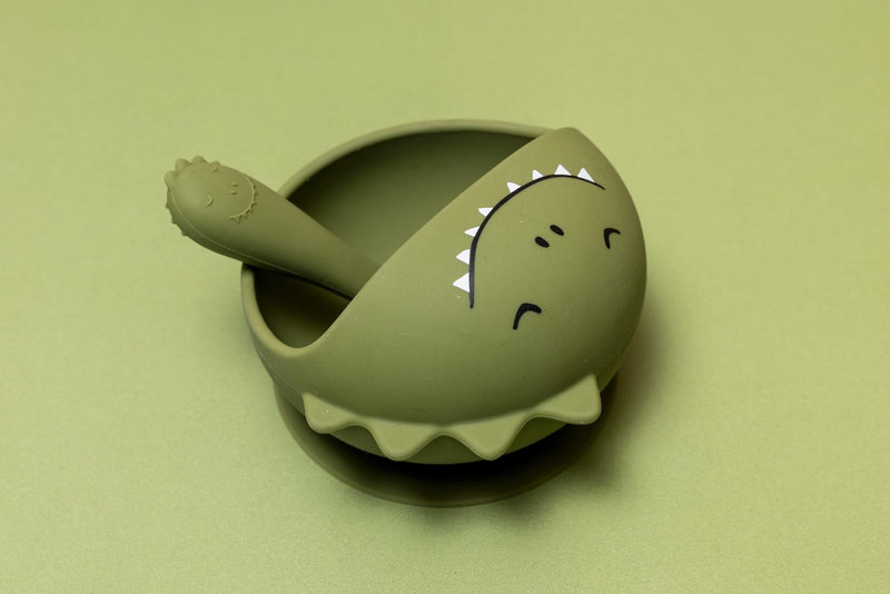 Premier set repas bébé Mr. Dino Trixie lifestyle 1