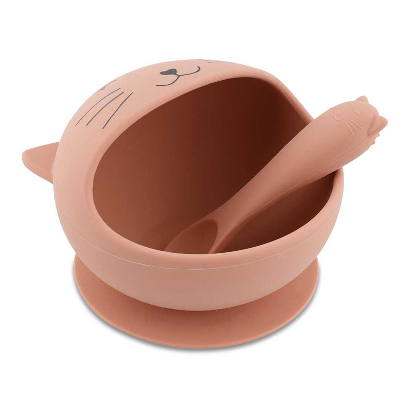 Premier set repas bébé Mrs. Cat Trixie côté