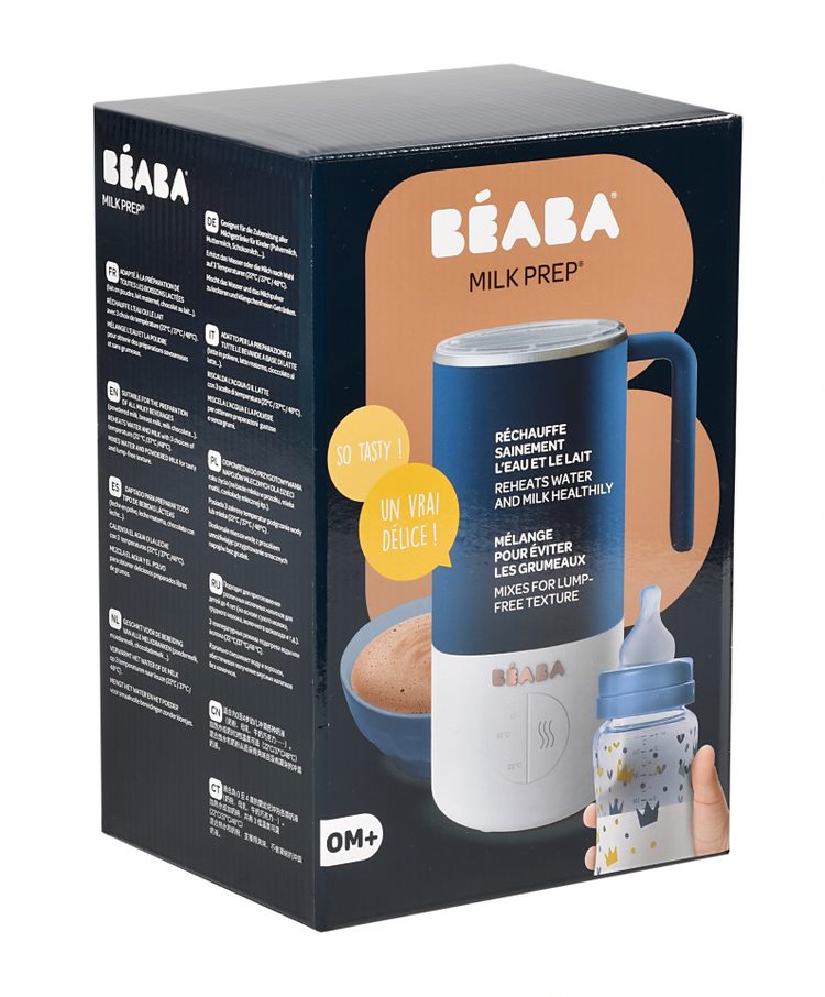Préparateur de biberon et de boissons Milk Prep Night Blue Béaba Packaging