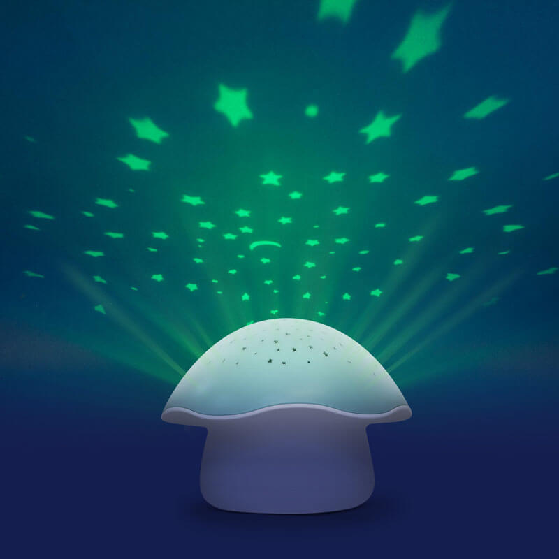 Projecteur d'étoiles Champignon Pabobo vert