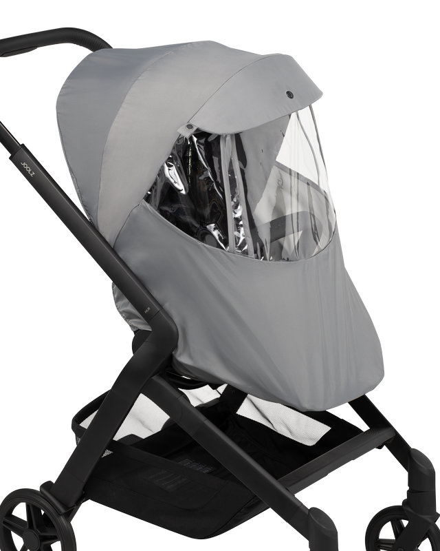 Protection pluie pour poussette Hub2 Joolz côté zoom poussette