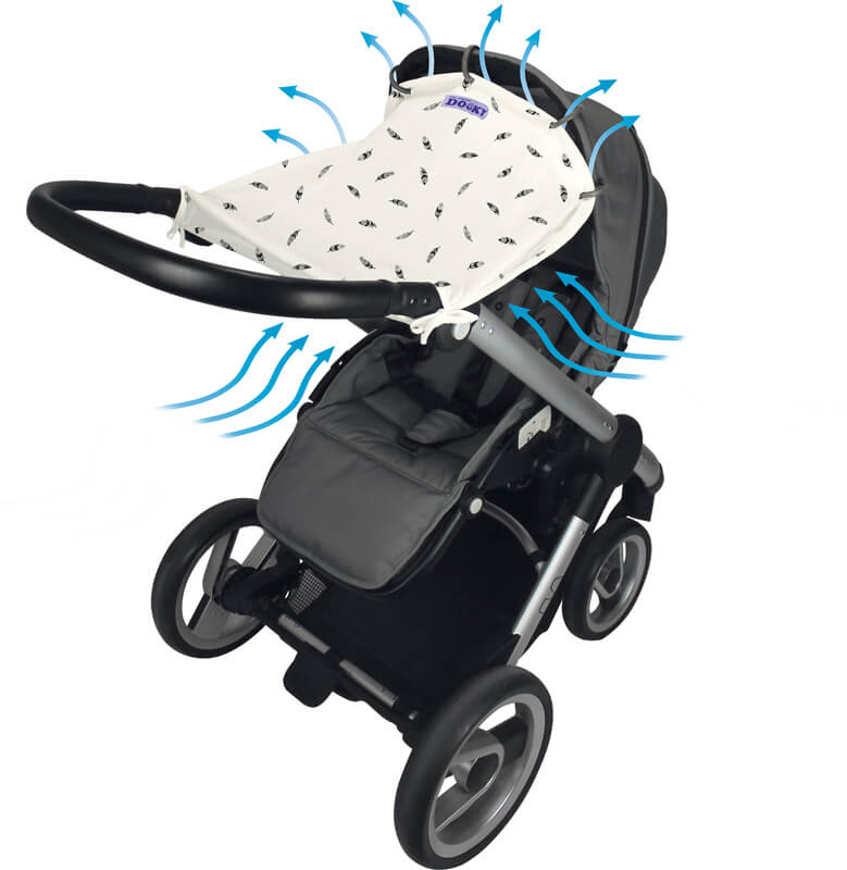 Protection pour poussette et siège-auto coque imprimée Dooky 2
