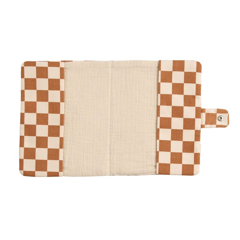 Protège carnet de santé Damiers Sauthon ouvert