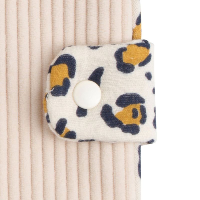 Protège carnet de santé Léopard Sauthon attache