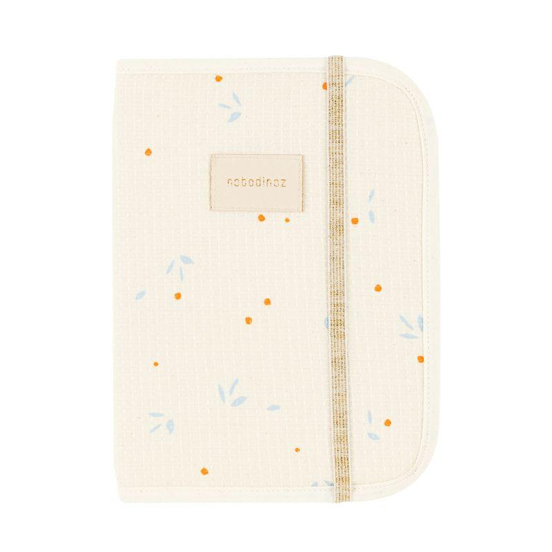Protège-carnet de santé A5 Poema Opera Orange Cherries NOBODINOZ fermé