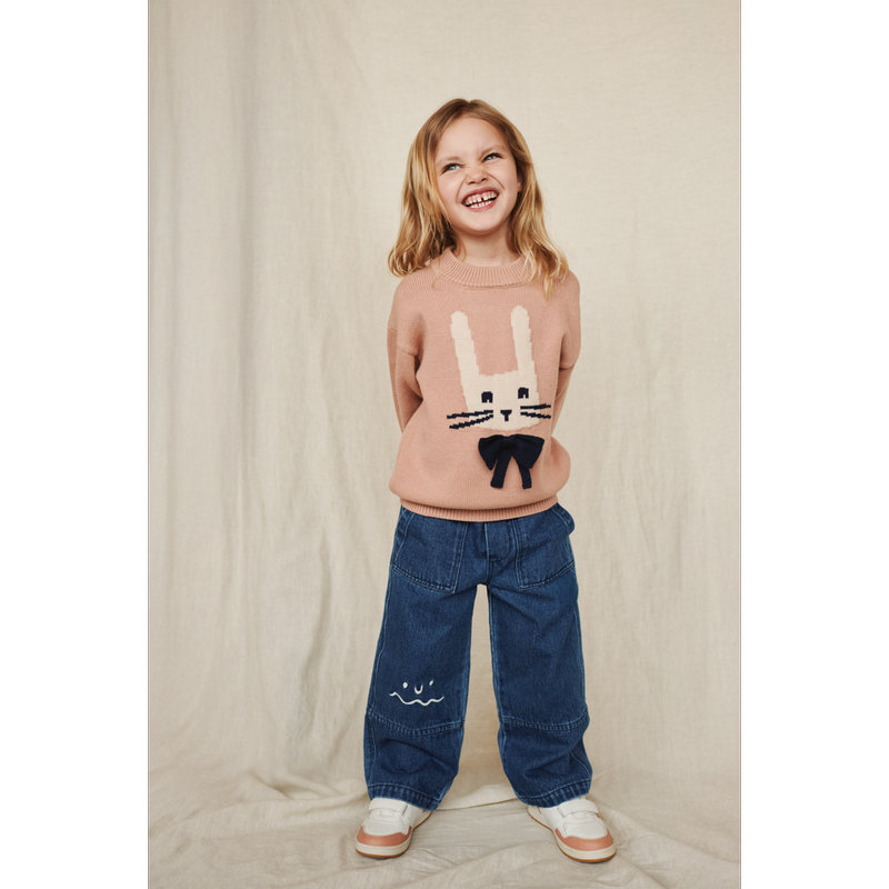 Pull brodé Orlane Lapin Taille 3/4 ans Liewood lifestyle
