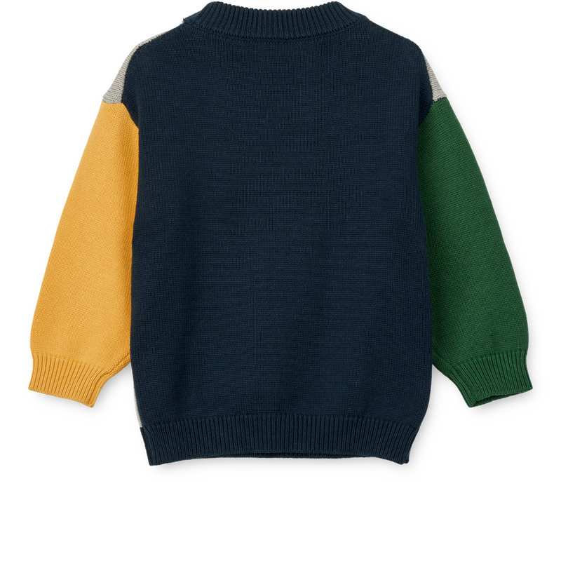 Pull brodé Orlane Panda Taille 3/4 ans Liewood dos