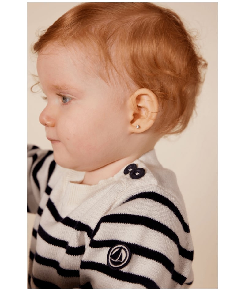 Pull Marinière bébé Petit Bateau lifestyle 1
