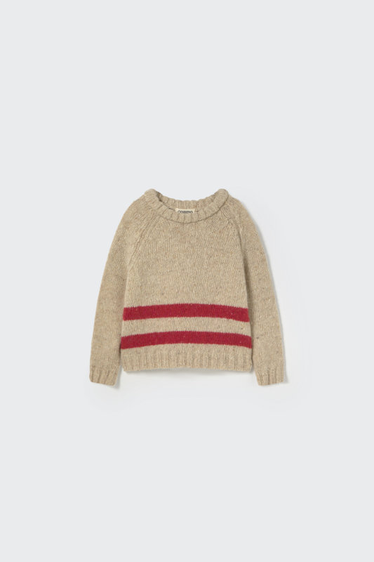 Pullover en laine Idaho 12M Cozmo face 