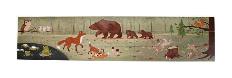 Puzzle avec 30 pièces Animaux nordiques Filibabba pièces