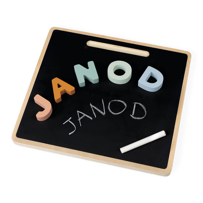 Puzzle en bois alphabet Sweet Cocoon Janod tableau