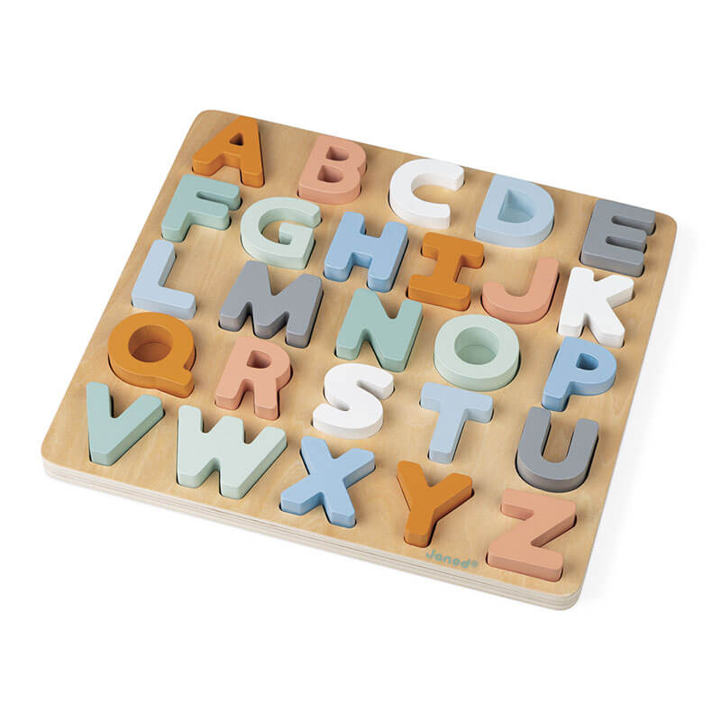 Puzzle en bois alphabet Sweet Cocoon Janod