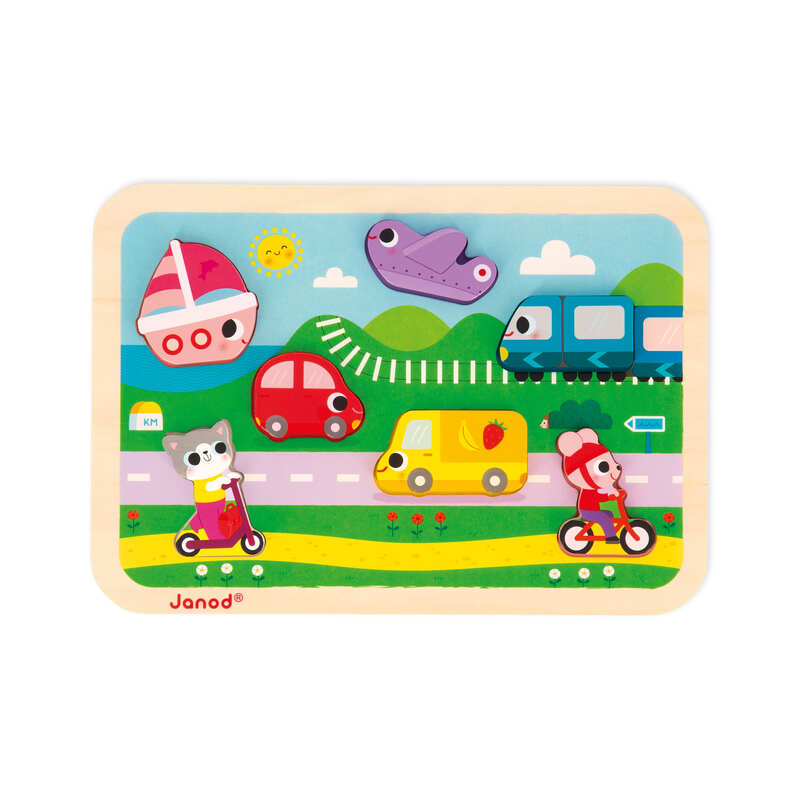 Puzzle Chunky Les Véhicules Janod puzzle