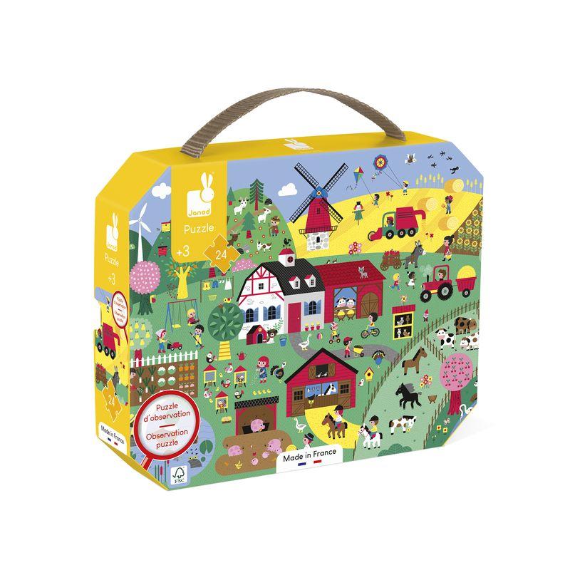 Puzzle d'observation La Ferme 24 pcs JANOD boîte