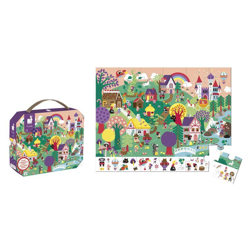 Puzzle d'observation Les Contes 24 pcs JANOD produit