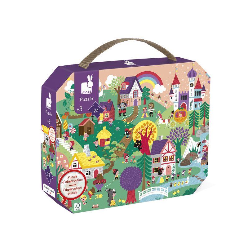 Puzzle d'observation Les Contes 24 pcs JANOD boîte