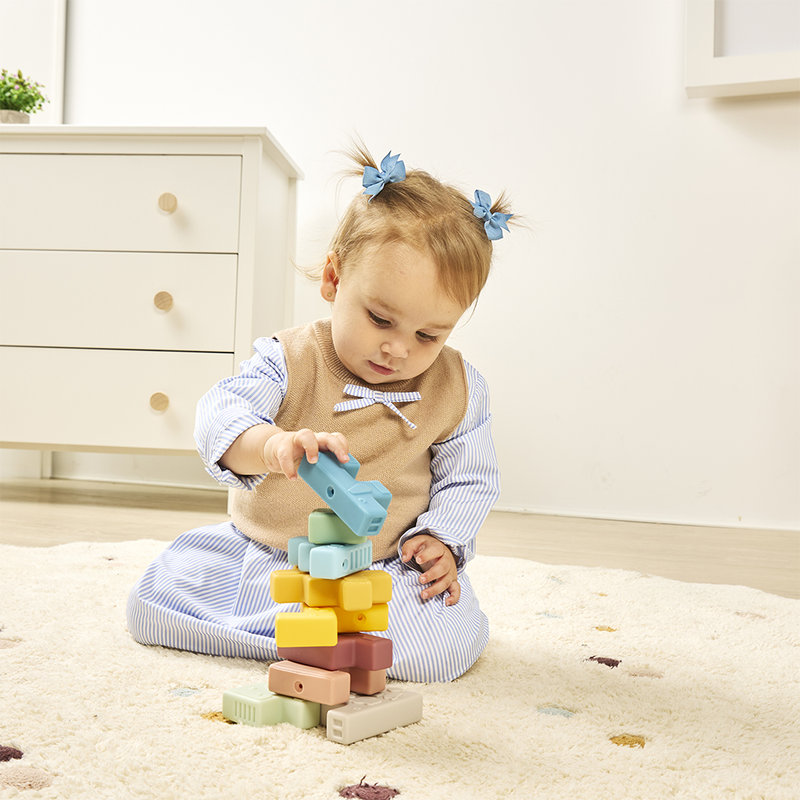 Puzzle en blocs souples animaux Miniland lifestyle 2