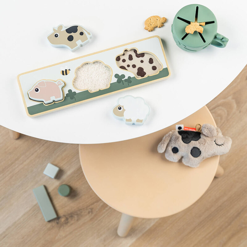 Puzzle sensoriel Tiny farm Multicolore Done By Deer lifestyle 1