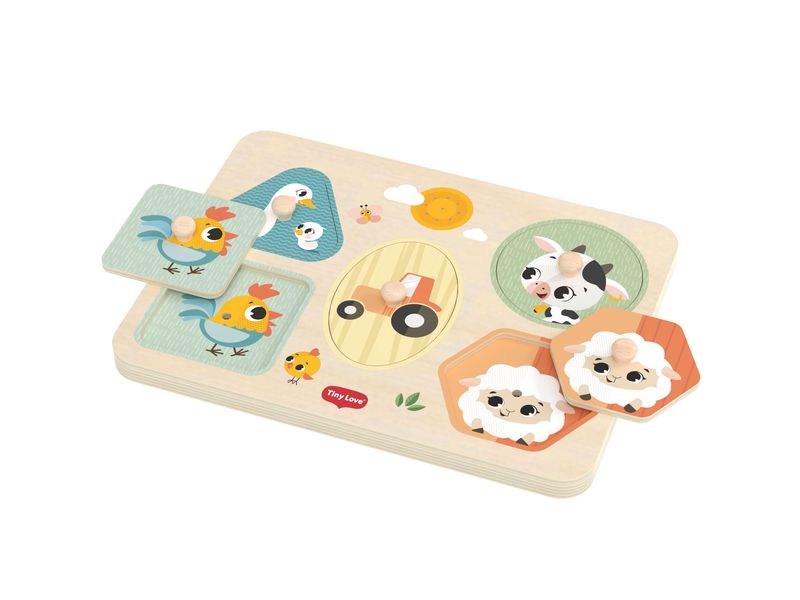 Puzzle sonore en bois Farmers Tiny Love produit de profil