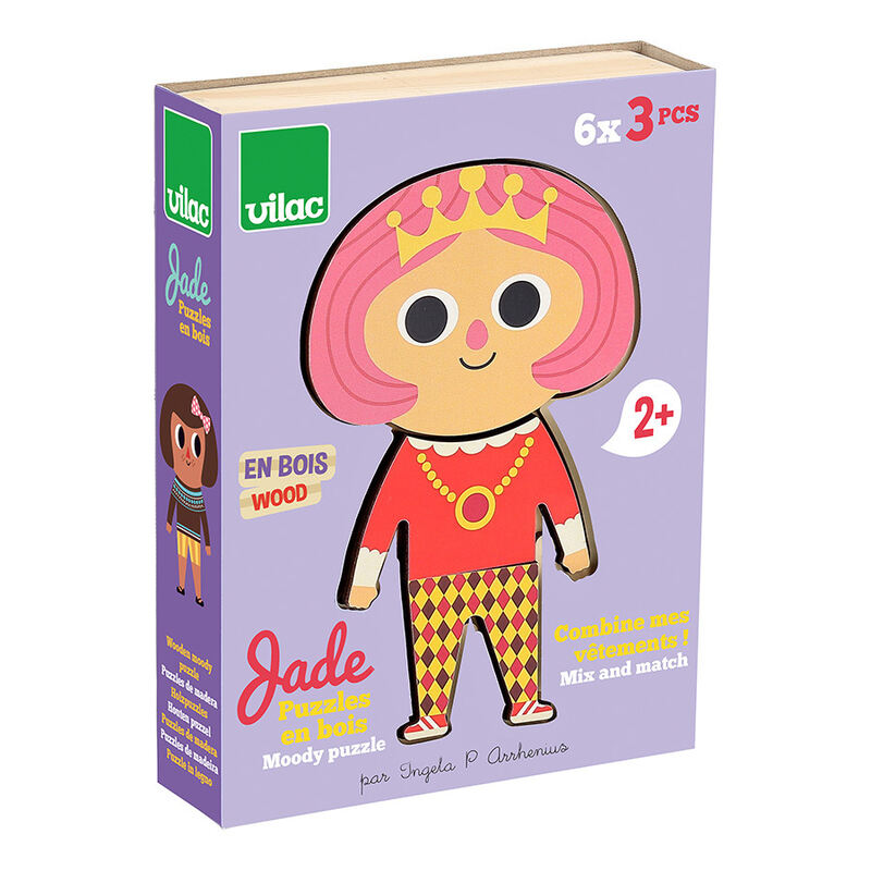 Puzzles Jade à habiller Ingela P.Arrhenius VILAC Produit face
