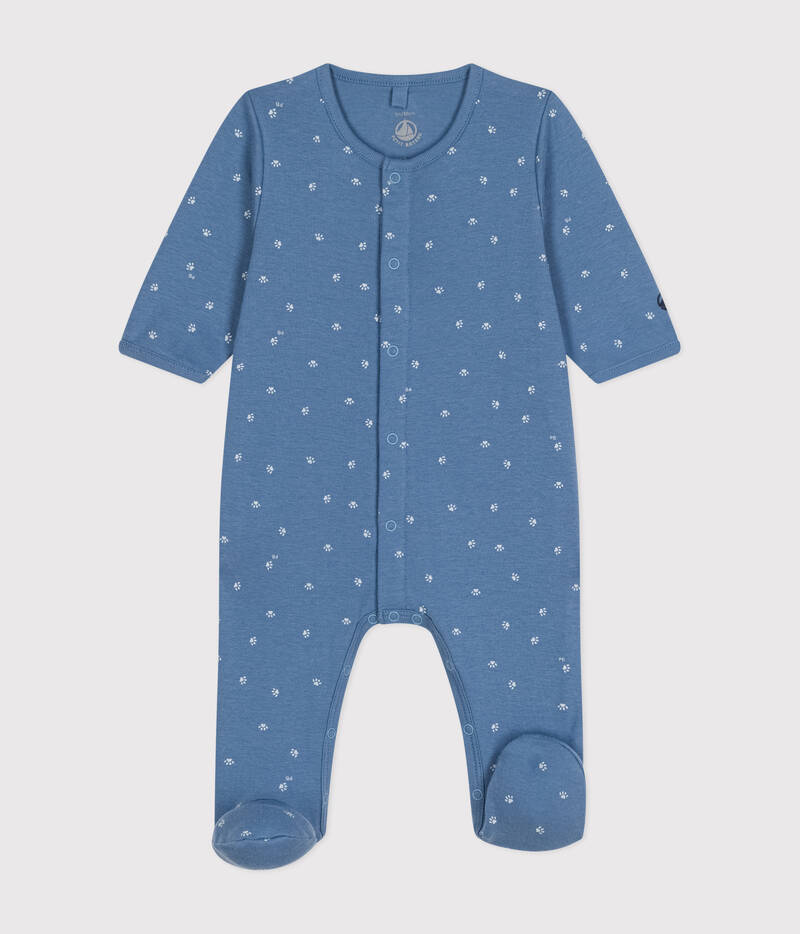 Pyjama bébé en coton Beach Marshmallow Petit Bateau produit face