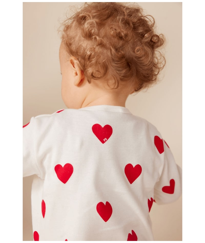 Pyjama Dors Bien Sans Pieds Coeurs Petit Bateau lifestyle2