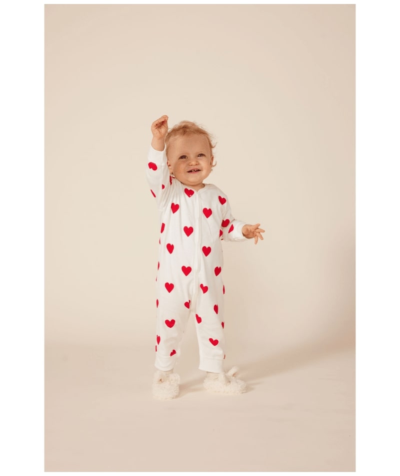 Pyjama Dors Bien Sans Pieds Coeurs Petit Bateau lifestyle4