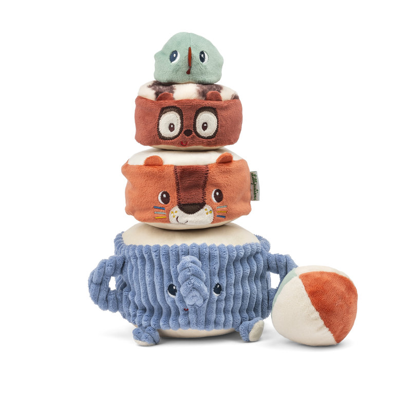 Pyramide sonore en tissu à empiler Lilliputiens produits empilés