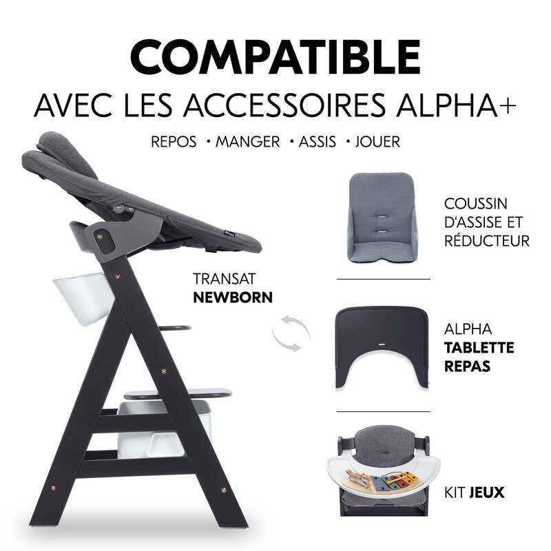 Rangement supplémentaire Highchair Box S White Hauck compatible