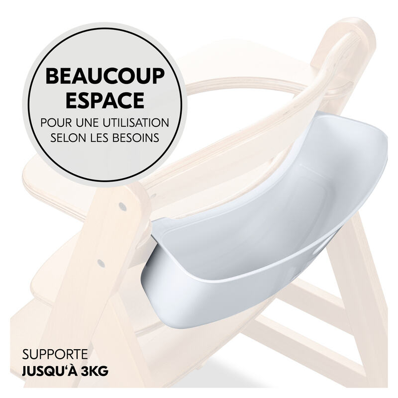 Rangement supplémentaire Highchair Box S White Hauck espace