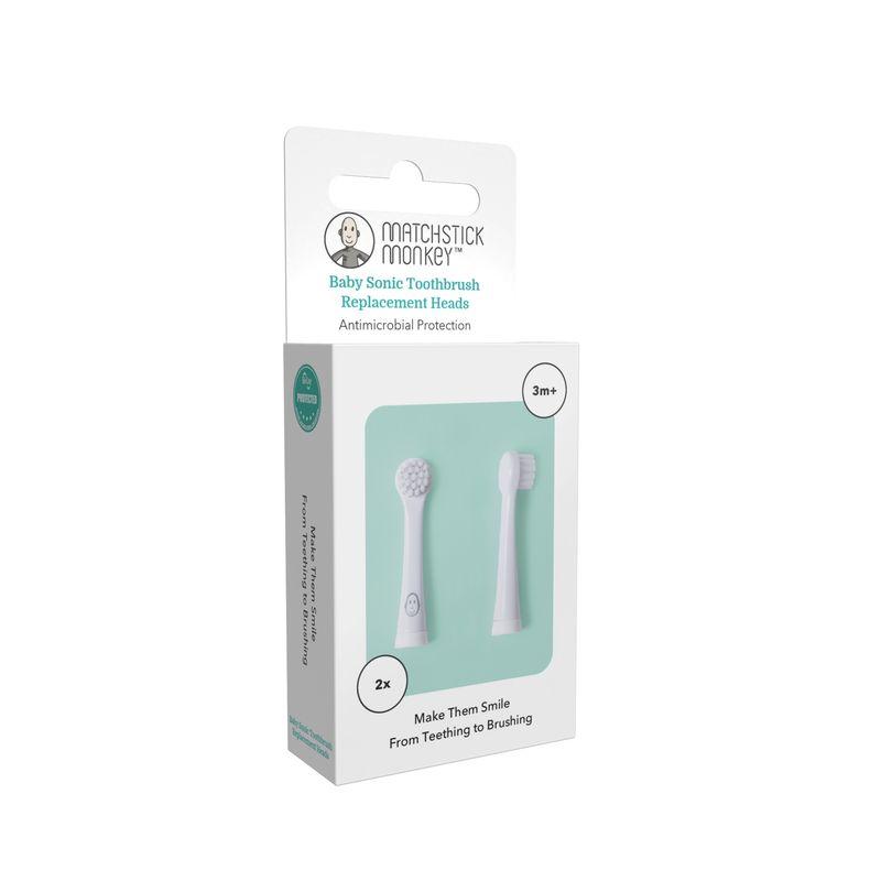 Recharge tête brosse à dents bébé électrique Matchstick Monkey MATCHSTICK MONKEY packaging