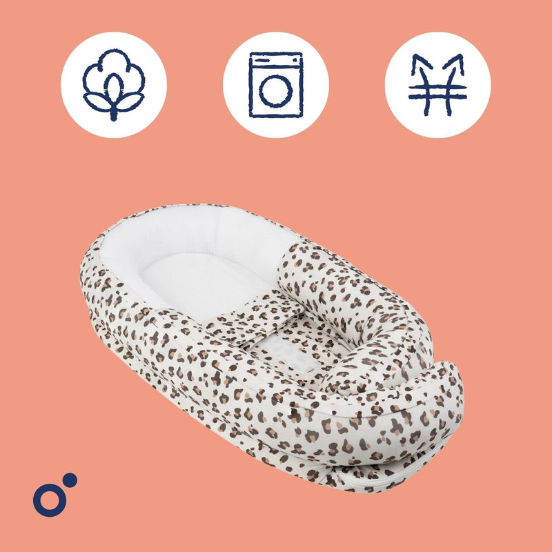 Reducteur de lit Doomoo Cocoon Leopard Cream Babymoov infos