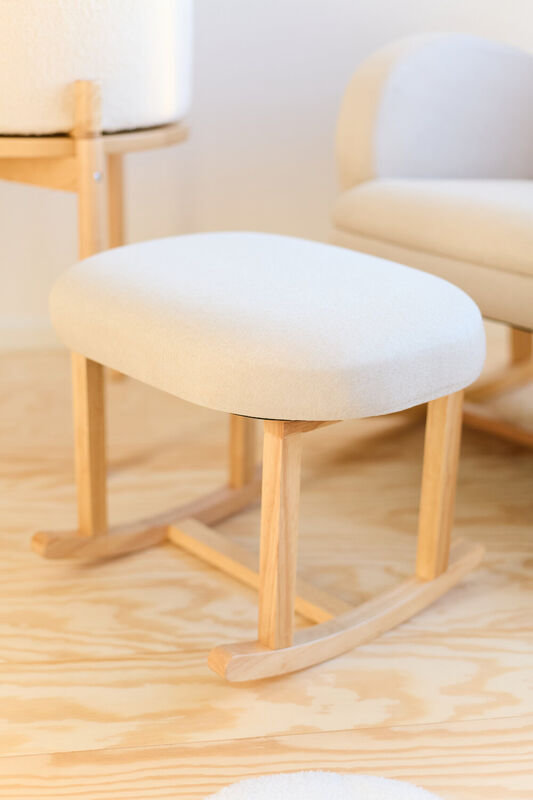 Repose-pieds à bascule Lin Beige Childhome lifestyle 3