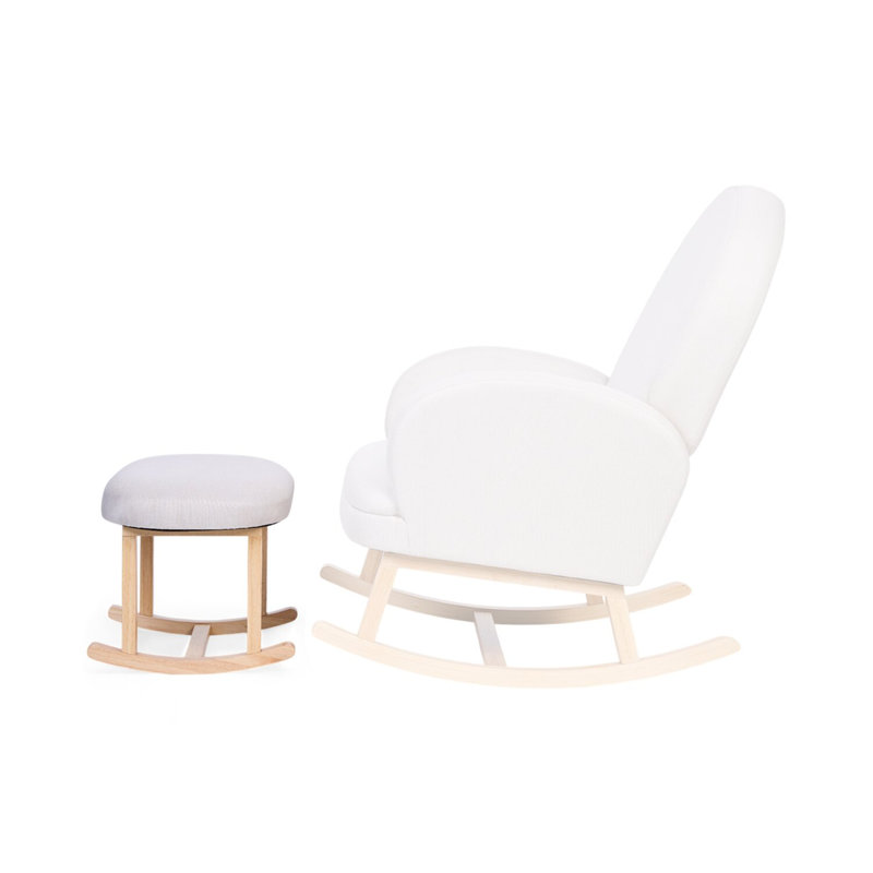 Repose-pieds à bascule Lin Beige Childhome avec siège profil 