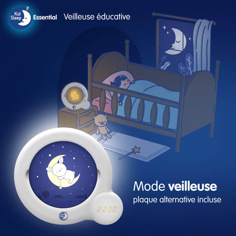 Réveil éducatif veilleuse Kid'Sleep Essential Pabobo image