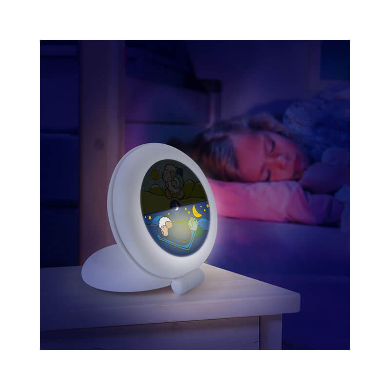 Réveil éducatif veilleuse de voyage Kid'Sleep Globetrotter Pabobo contexte