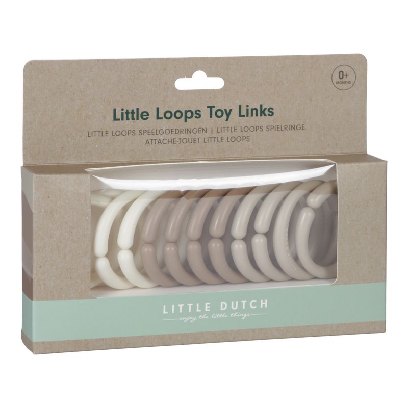 Ribambelle d'anneaux Beige Little Dutch packaging