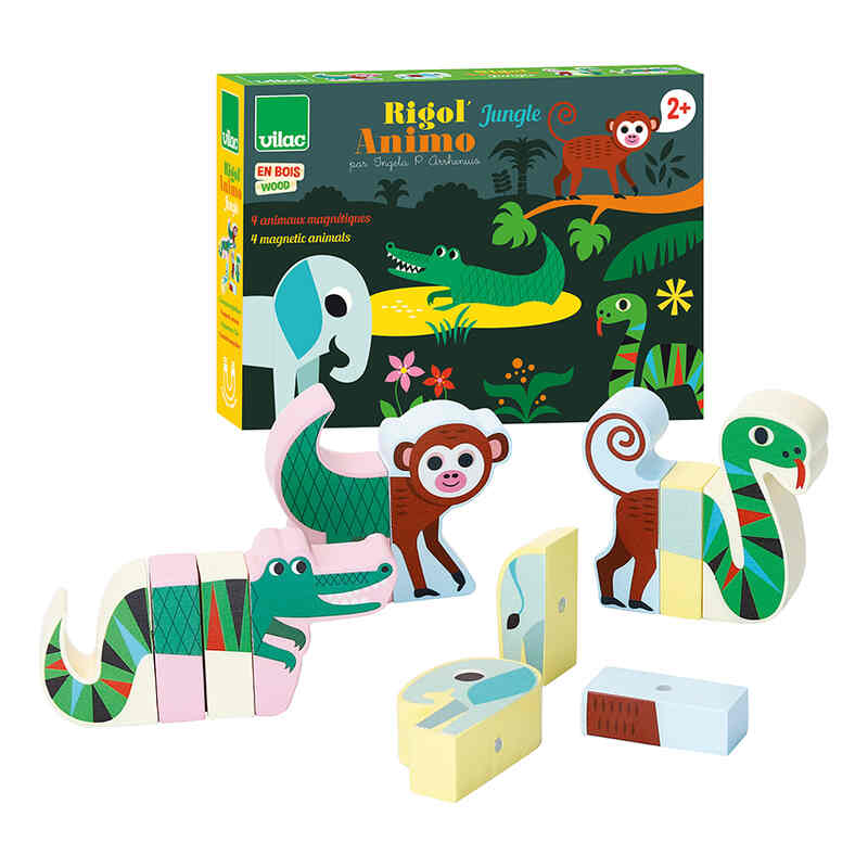 Rigol'animo jungle Ingela P.Arrhenius Vilac packaging