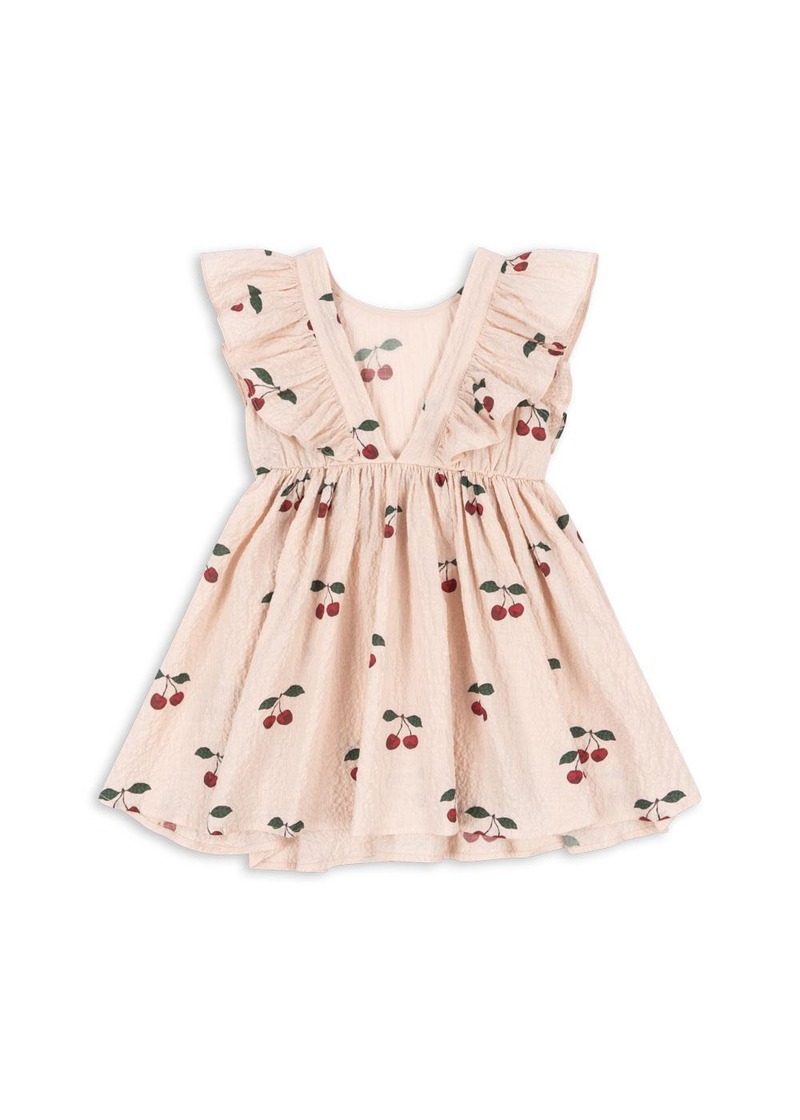 Robe à volants Elin Ma Grande Cerise 18m Konges dos