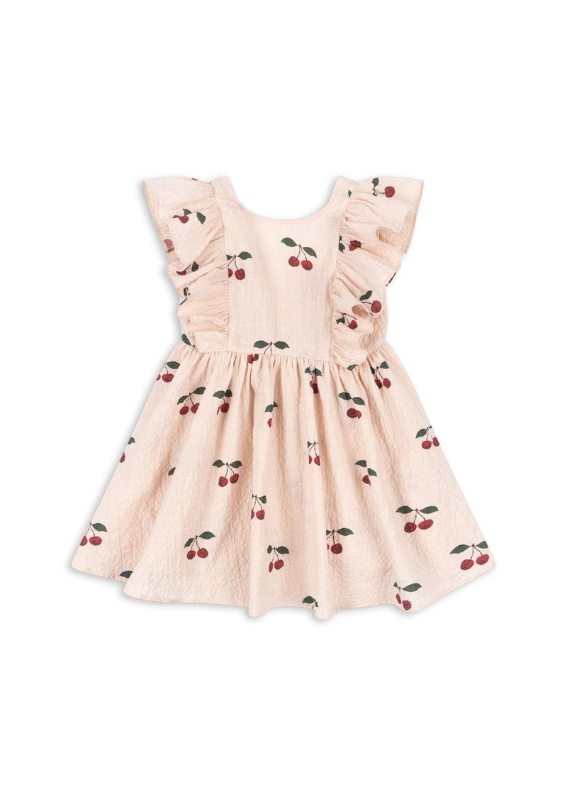 Robe à volants Elin Ma Grande Cerise 18m Konges face