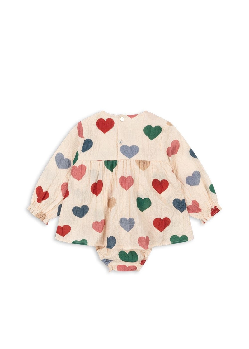 Robe bloomer Elin Bon Coeur Coloré Konges Slojd dos