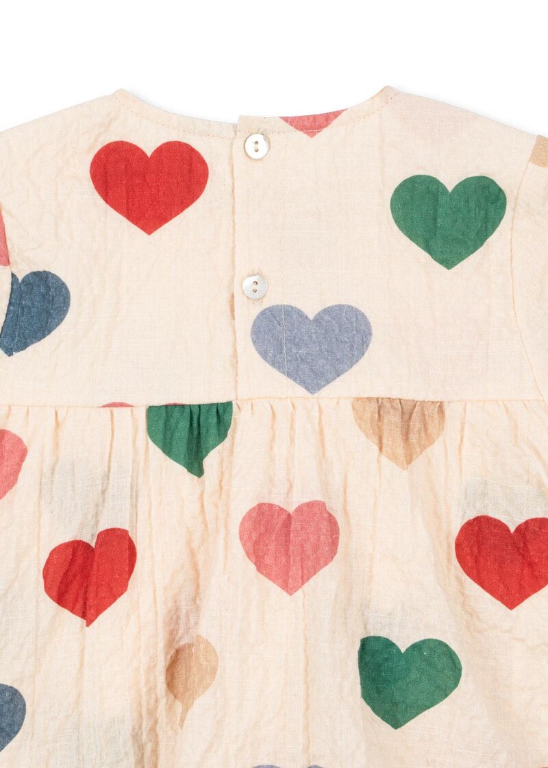 Robe bloomer Elin Bon Coeur Coloré Konges Slojd boutons