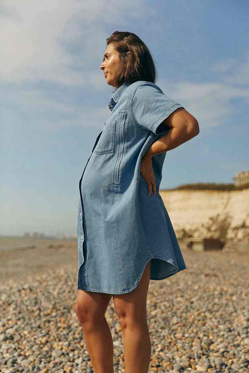 Robe chemise d allaitement Mom made Tajine Banane Bambinou