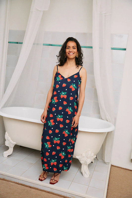 Robe d'allaitement Eat Local Tajinebanane face
