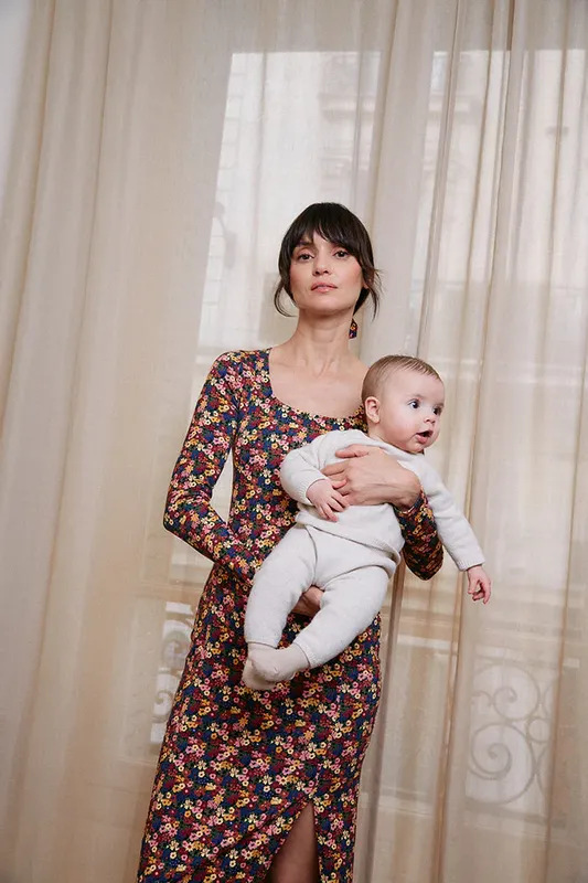 Robe d'allaitement Flow'her Tajine Banane lifestyle 4