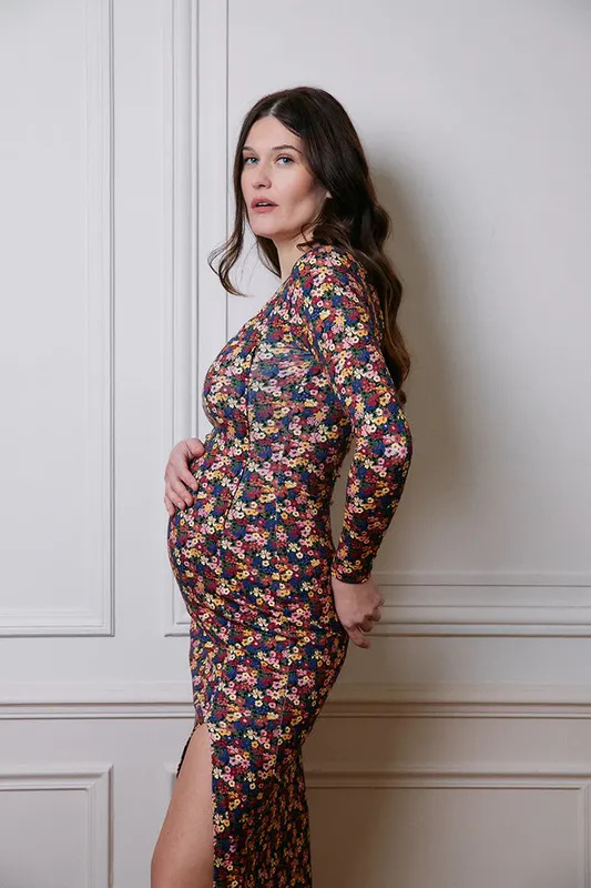 Robe d'allaitement Flow'her Tajine Banane lifestyle 1