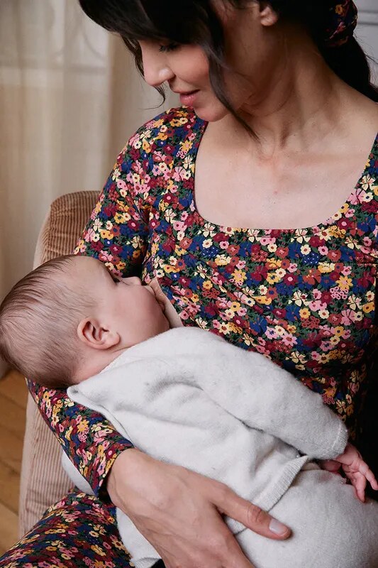 Robe d'allaitement Flow'her Tajine Banane lifestyle 3