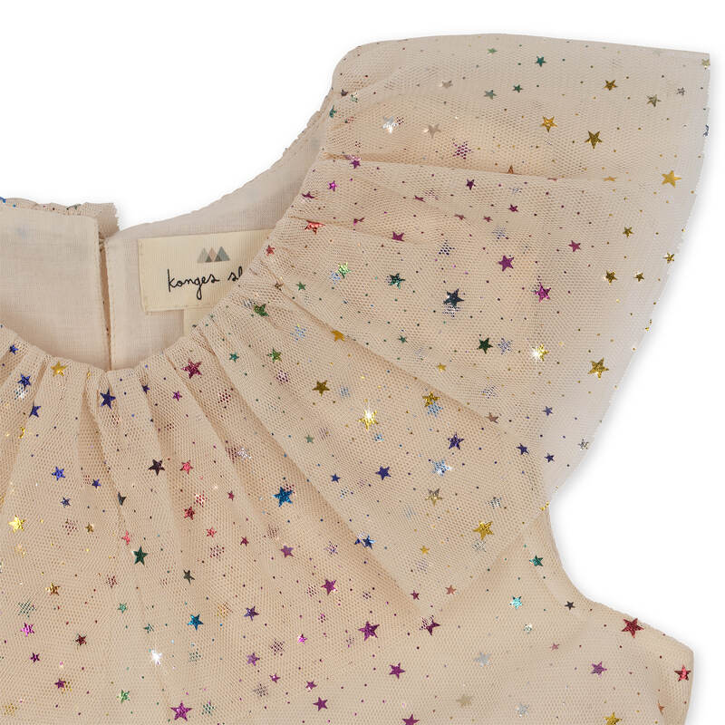 Robe de fée en tulle étoiles Konges Produit face2