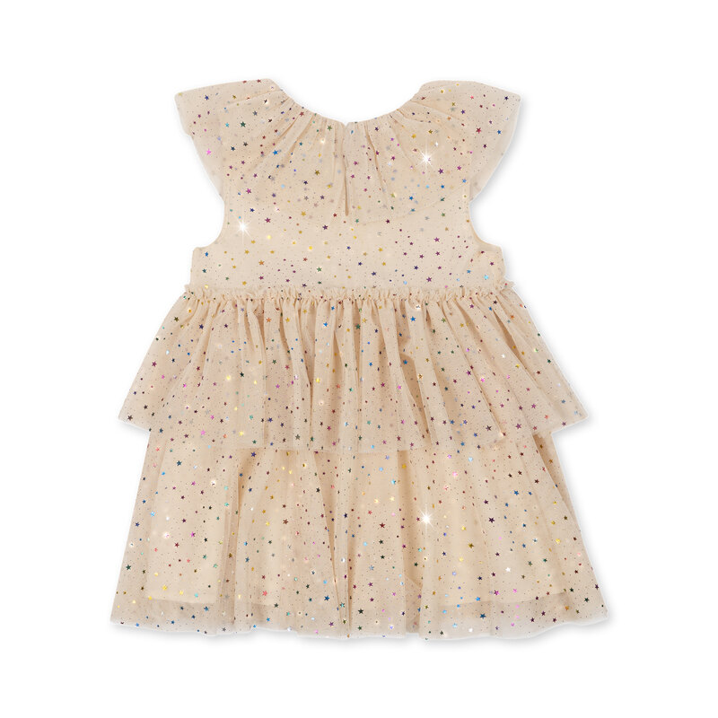 Robe de fée en tulle étoiles Konges Produit face